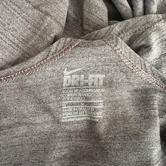 Nike Elastika Racerback Dri-fit Tank Top Gray M Medium - Picture 5 of 8
